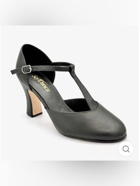 SoDanca Black T-Strap 3” Heel Character Dance Shoes